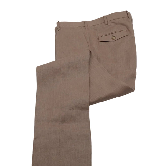 Dark_Khaki linen trouser