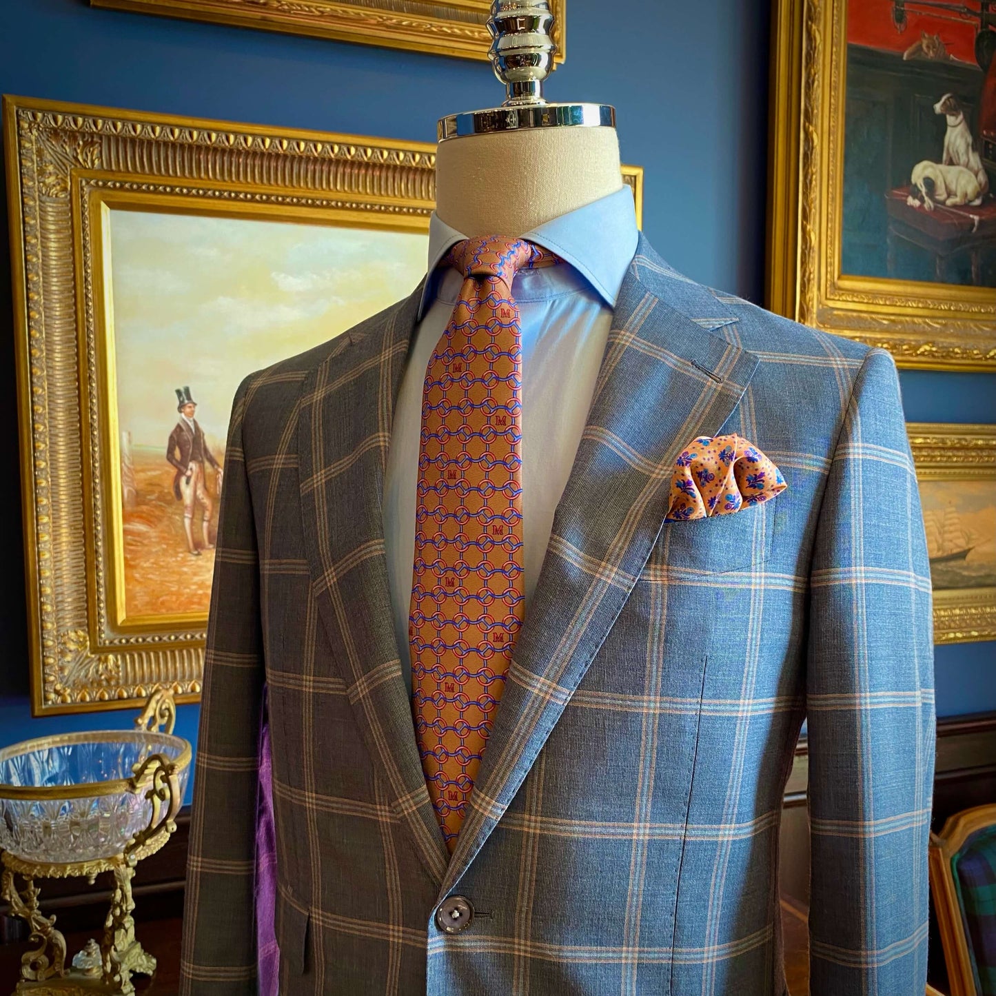 Slate Grey WindowPane Sport Coat