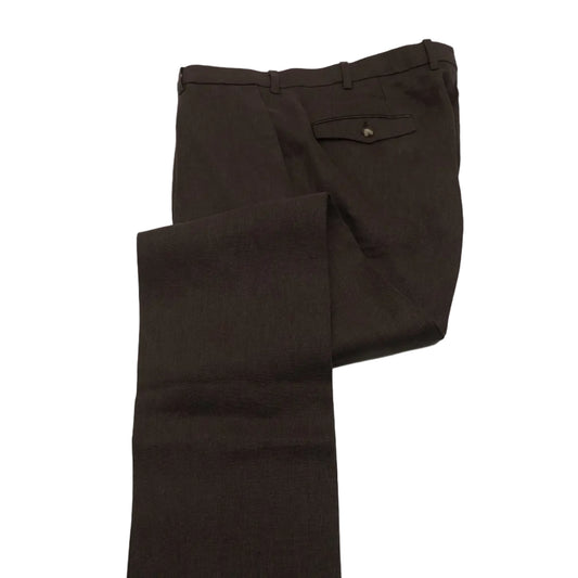 Tobacco_Brown linen trouser
